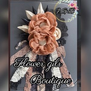 handmade flower pin